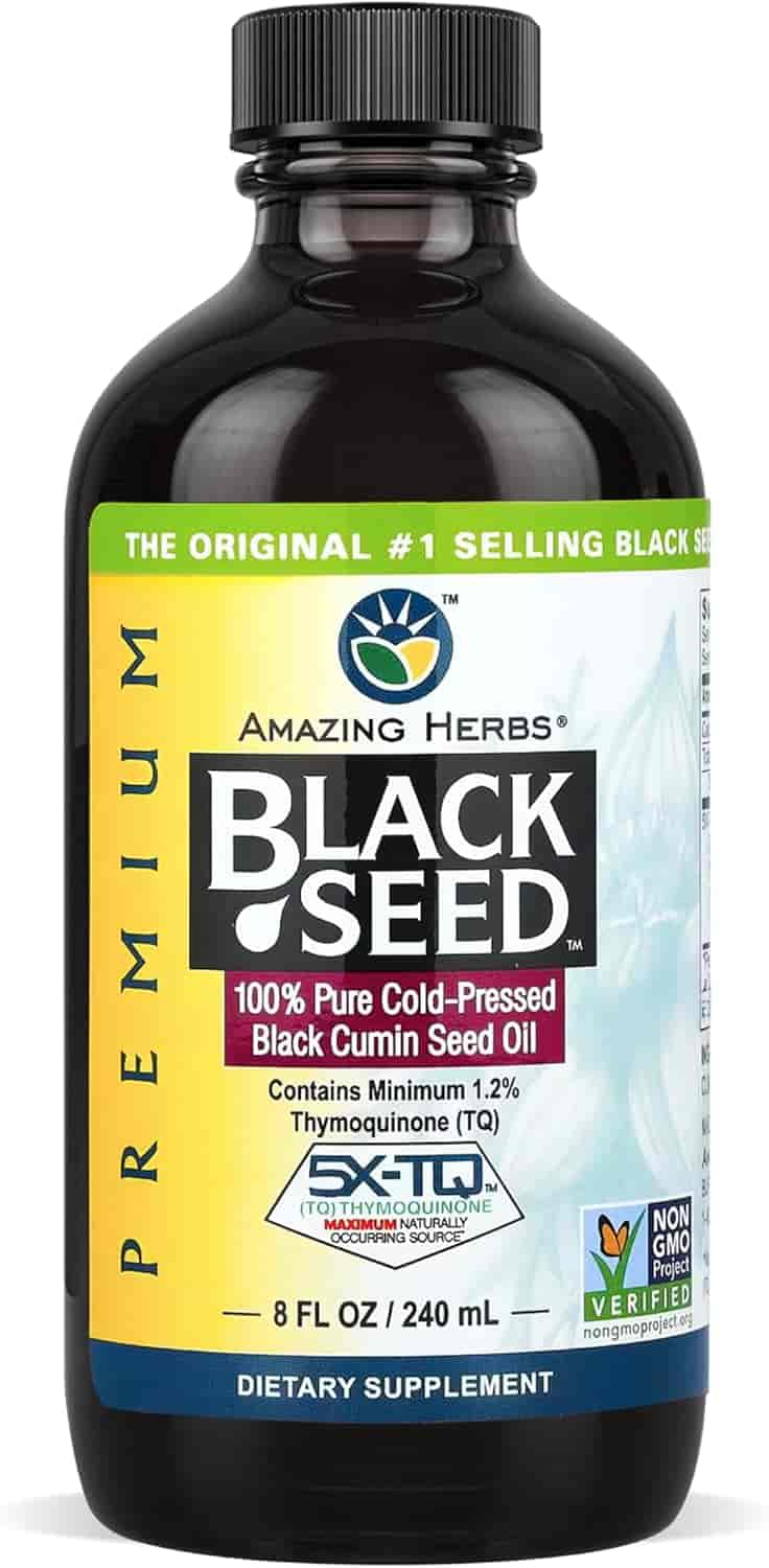 Amazing Herbs Black Cumin Seed Oil 240 ml