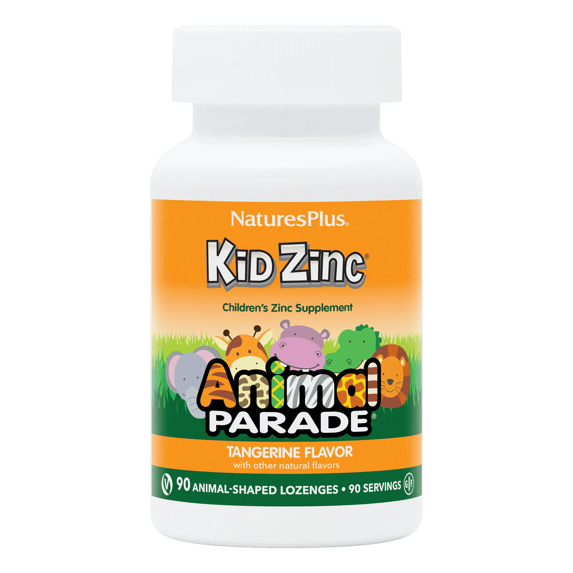 Natures Plus Kid Zinc Animal Parade 90 Tuggtabletter