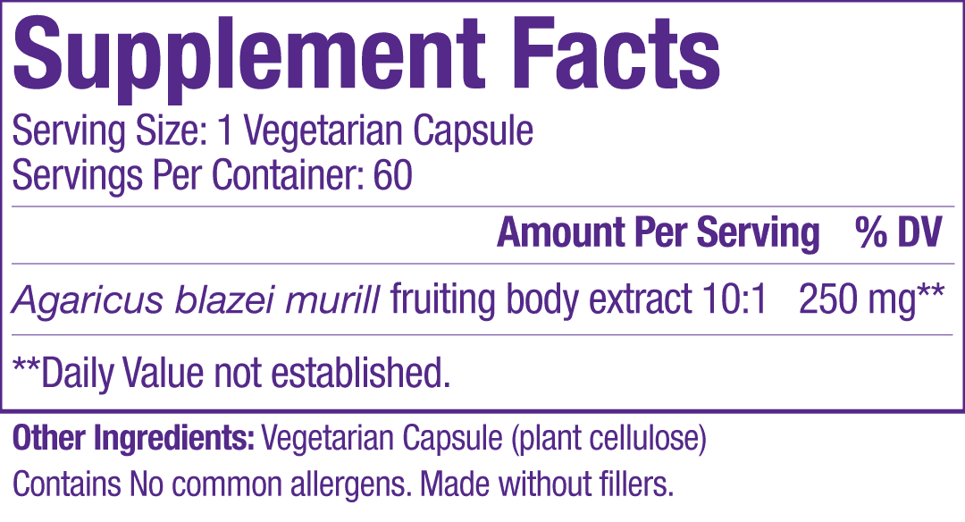 Paradise Herbs Beta Glucans 250 mg 60 Veg Kapslar