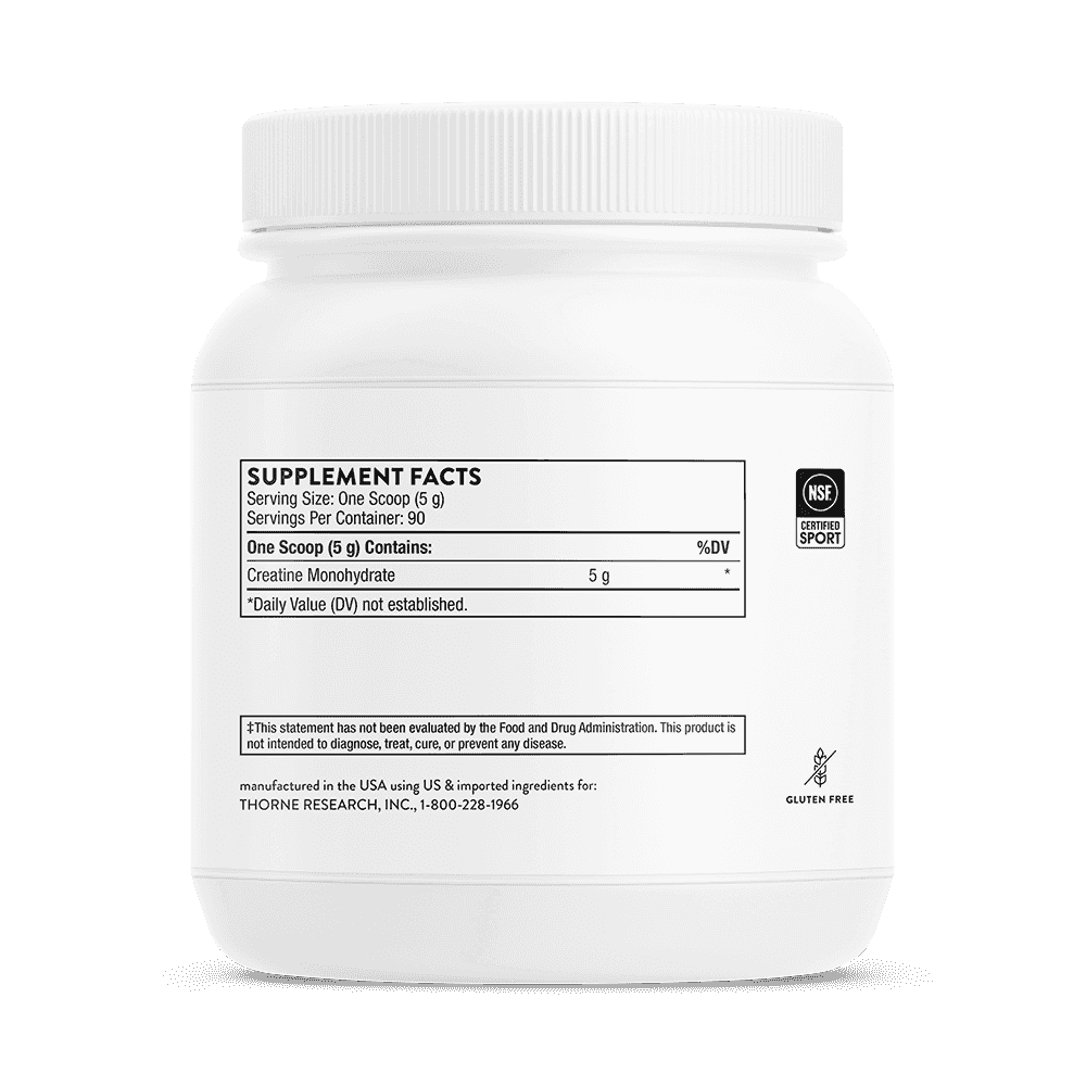 Thorne Research Creatine Monohydrate 450 gram