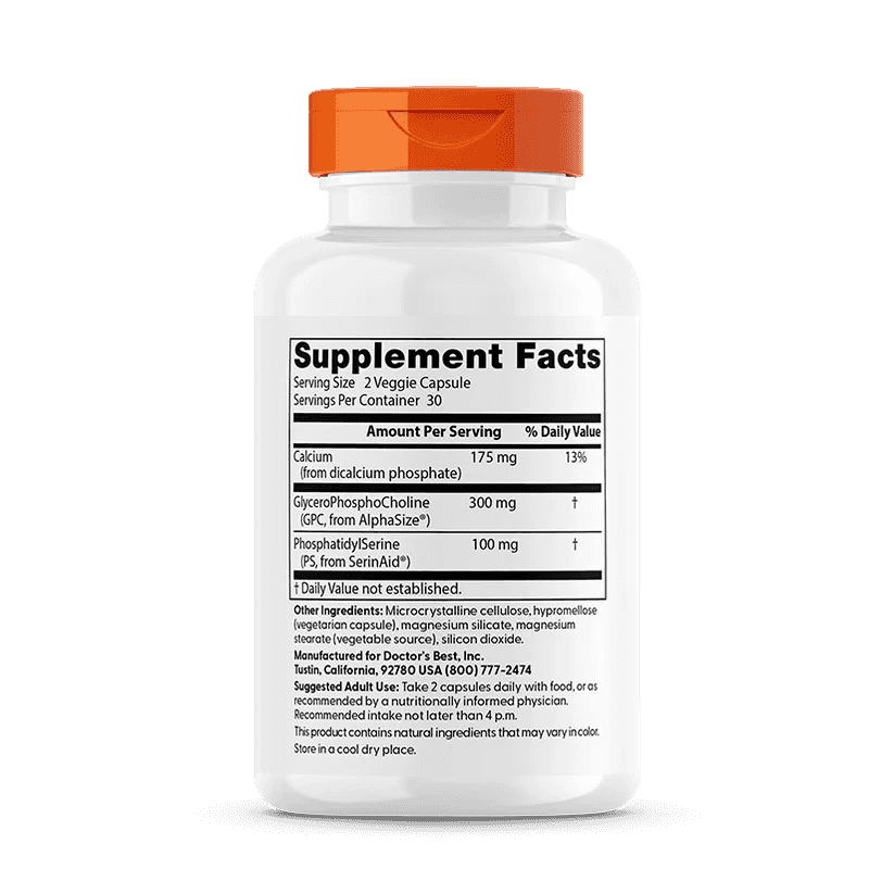 Dr. Best Natural Brain Enhancers 60 Veg kap