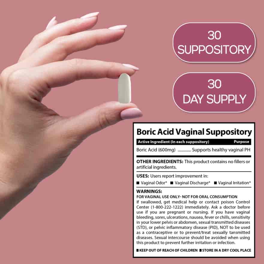 Harmonify Boric Acid 600mg 30 Kapslar