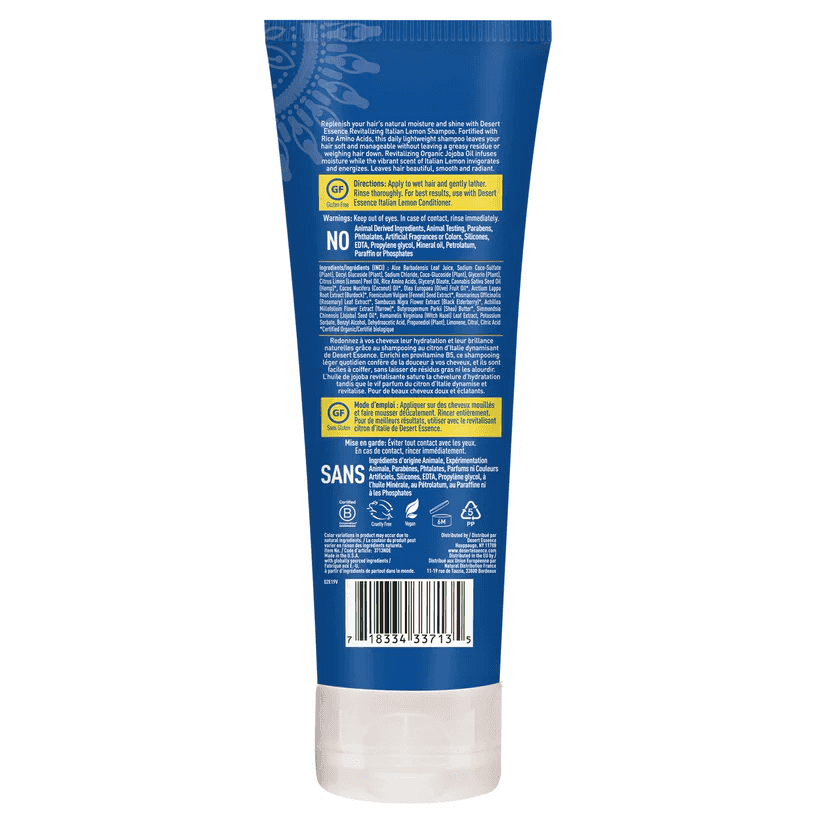 Desert Essence Italian Lemon Shampoo Revitalizing 273 ml