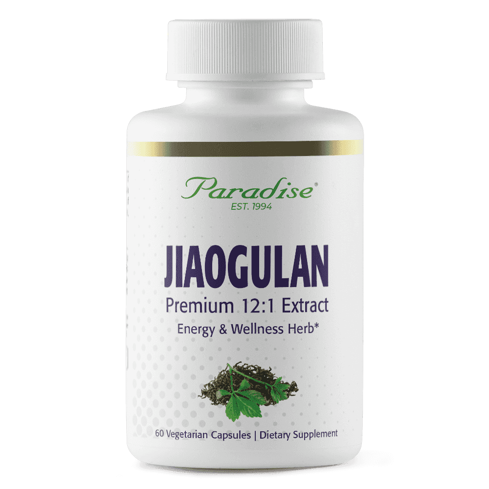 Paradise Herbs Jiaogulan (Gymnostemma) 250 mg 60 Veg Kapslar