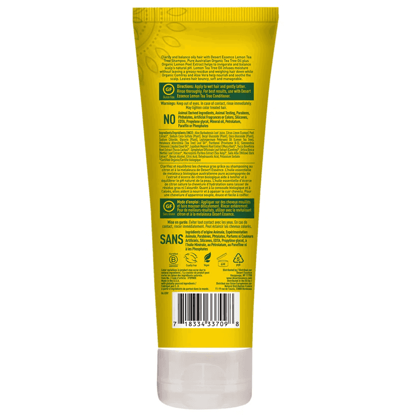 Desert Essence Lemon Tea Tree Shampoo Clarifying 273 ml