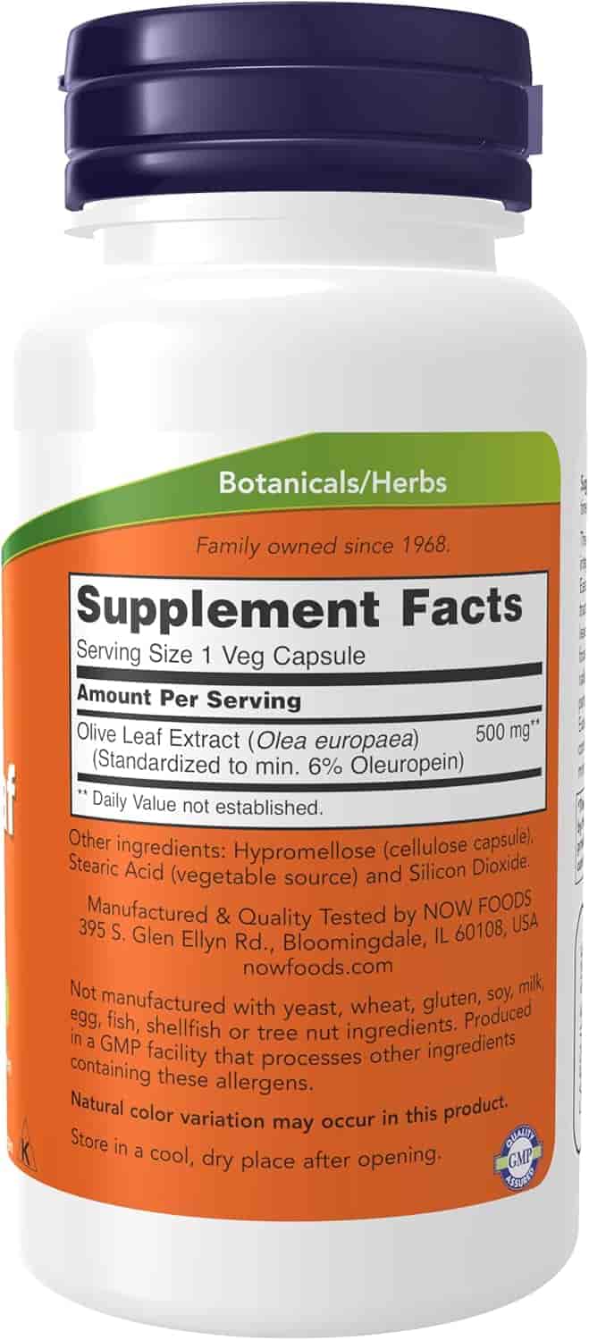 NOW Olive Leaf Extract 500mg