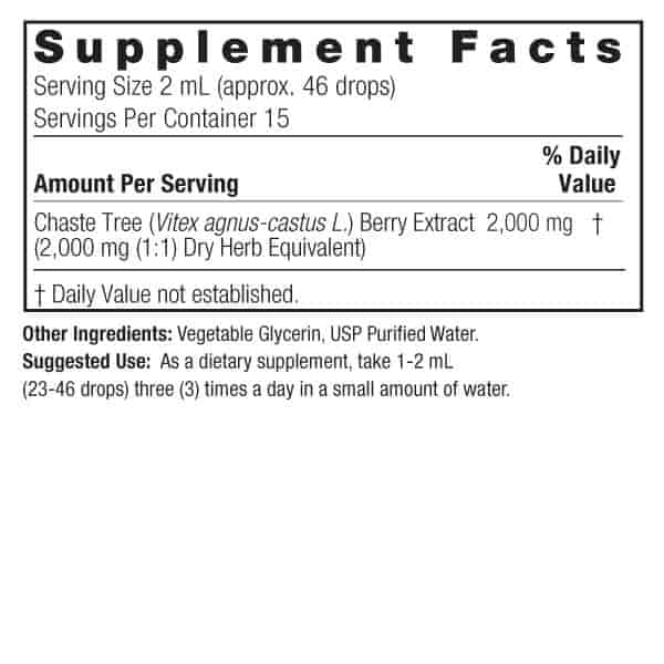 Natures Answer Chasteberry Vitex Agnus Castus 30ml