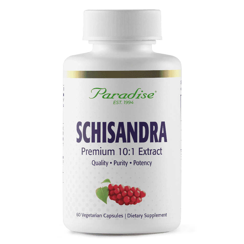 Paradise Herbs Schisandra Fruktextrakt 10:1 250 mg 90 Veg Kapslar