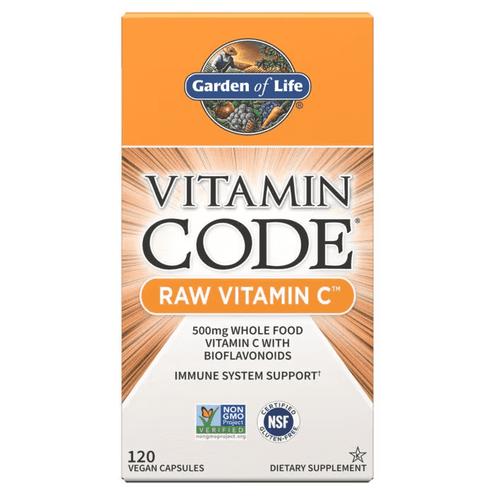 Garden of Life Vitamin Code Raw Vitamin C 500mg 120 kapslar