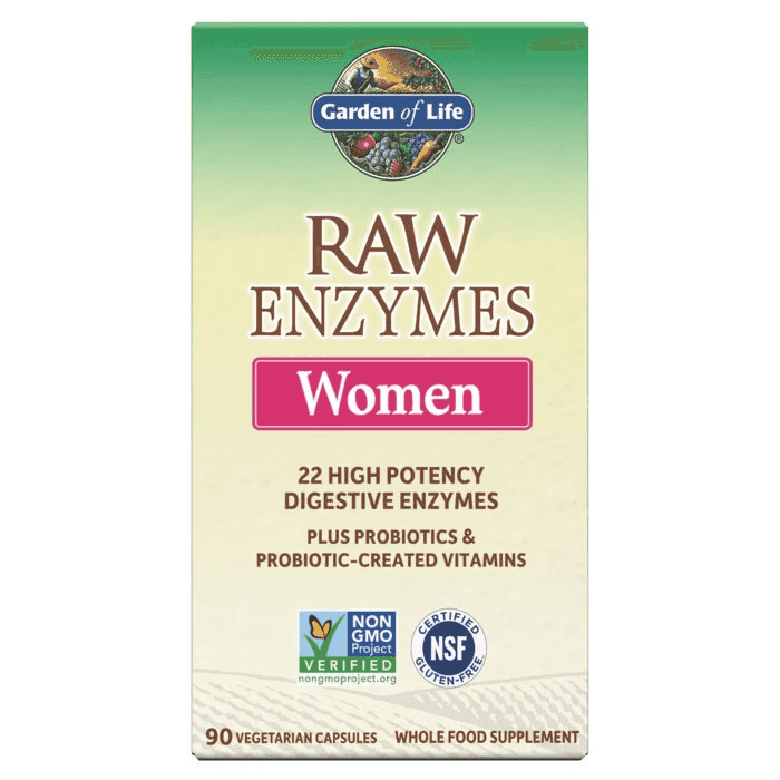 Garden of Life Raw Enzymes, Women, 90k