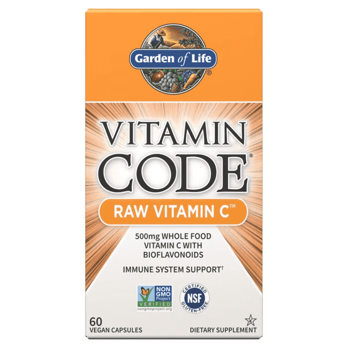 Garden of Life Vitamin Code Raw Vitamin C 500mg 60 kapslar