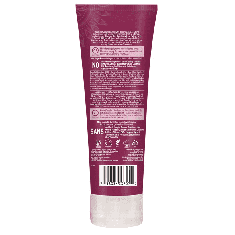 Desert Essence Red Raspberry Shampoo Shine enhancing 273 ml