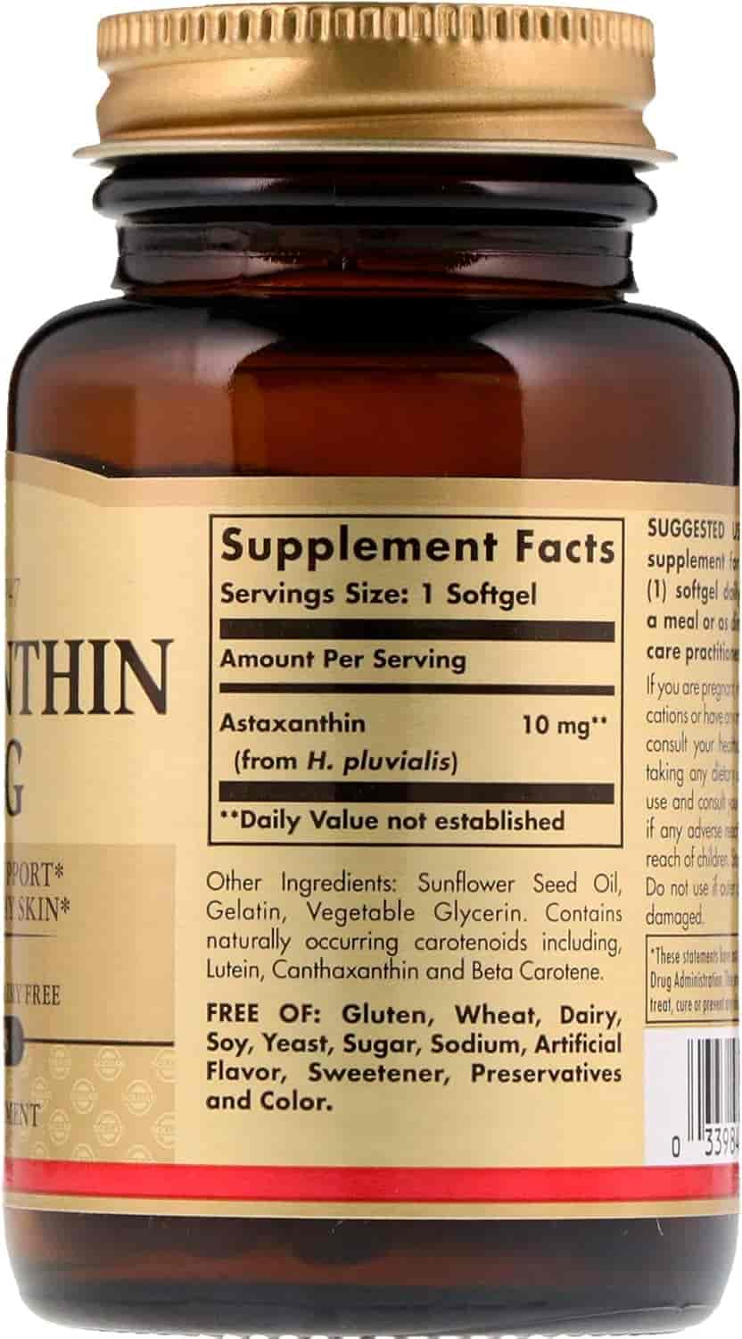 Solgar Astaxanthin 10 mg 30 Kapslar