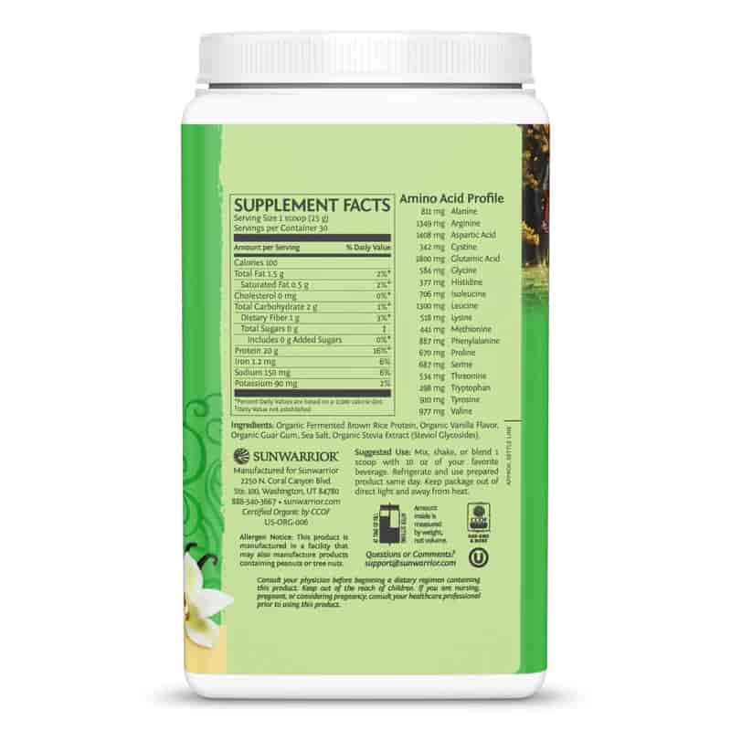 Sunwarrior Protein Classic Vanilj 750g