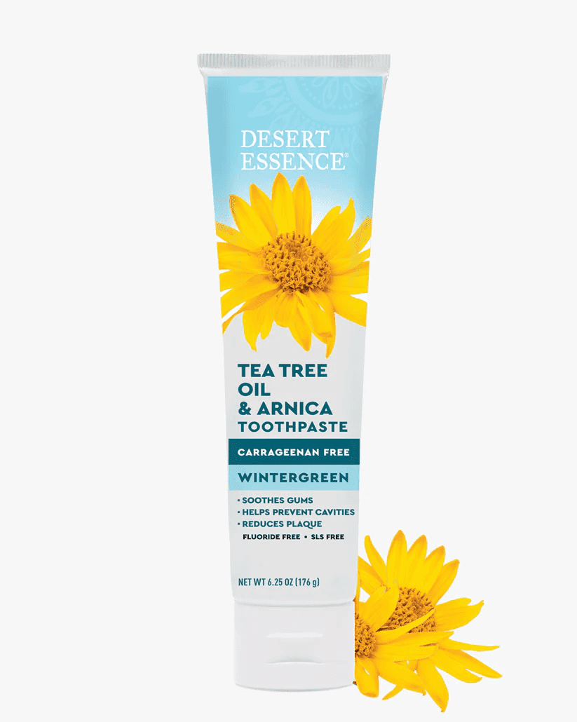 Desert Essence Arnica & Tea Tree Oil Toothpaste Fluorfri 176 g