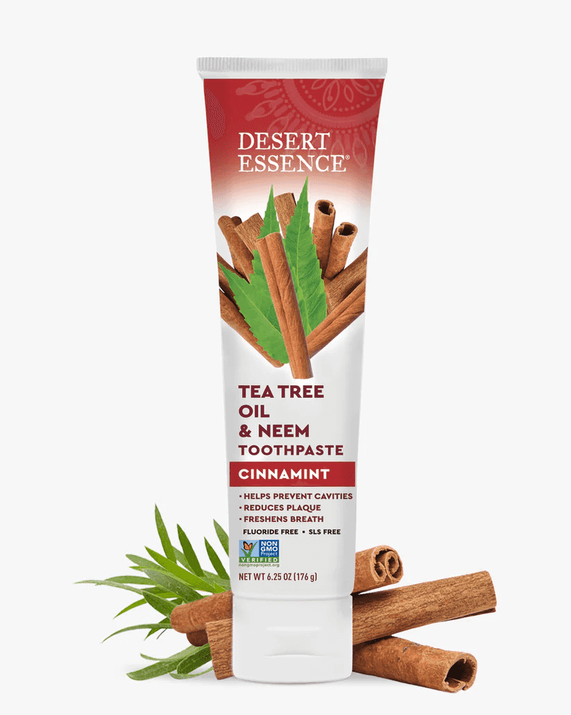Desert Essence Neem Toothpaste Cinnamint Fluorfri 176 g