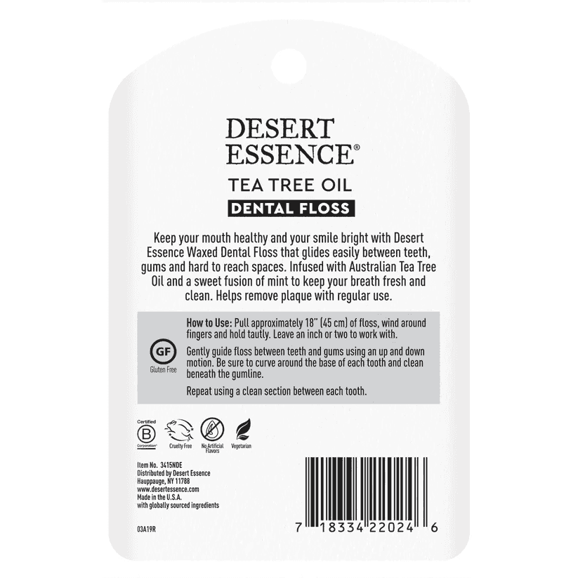 Desert Essence Tea Tree oil Dental Floss 45,7m