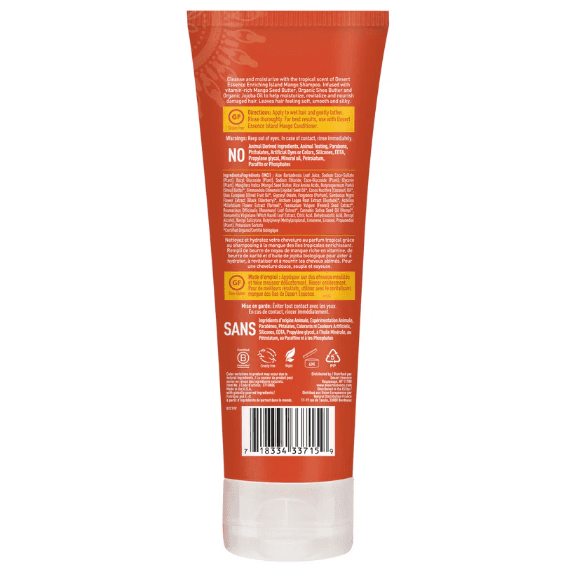 Desert Essence Island Mango Shampoo Enriching 273 ml