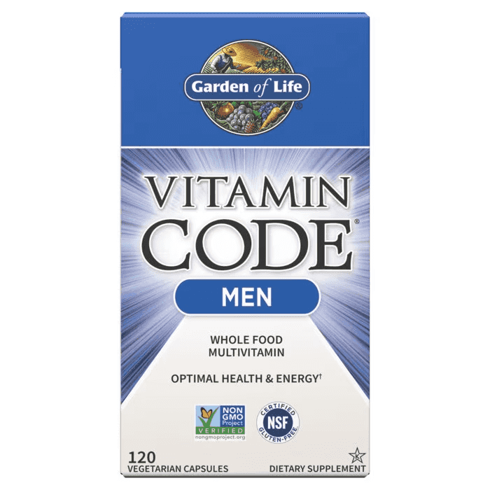 Garden of Life Vitamin Code Men's Multivitamin 120 Veg Kap