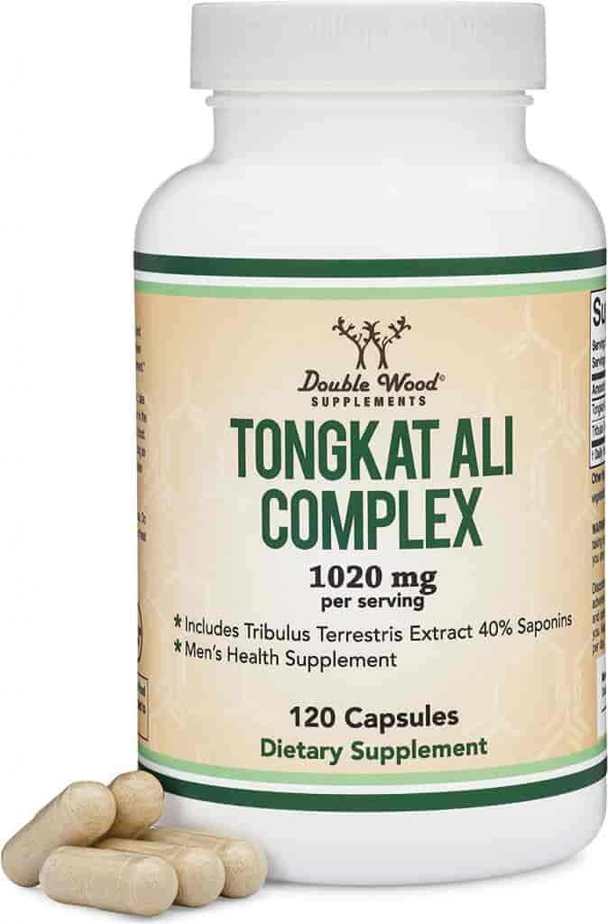 Double Wood Tongkat Ali Complex 1020mg, 120kap