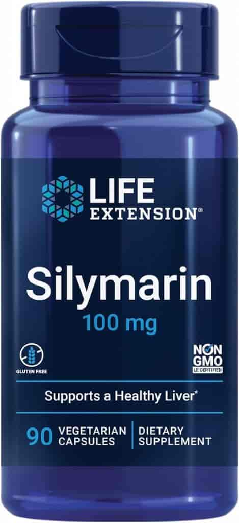 Life Extension Silymarin 100 mg 90 Veg Kapslar
