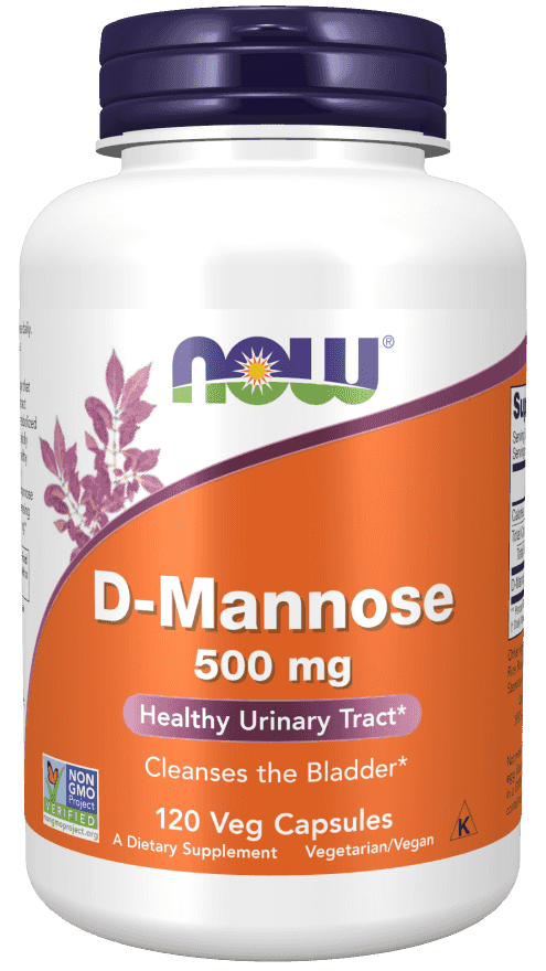 Now D-Mannose Urinary Support 500mg  120 Veg Kapslar