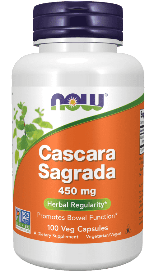Now Cascara Sagrada 450 mg 100 Veg Kapslar