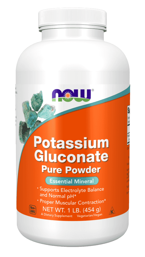 Now Potassium Gluconate Powder 454 g
