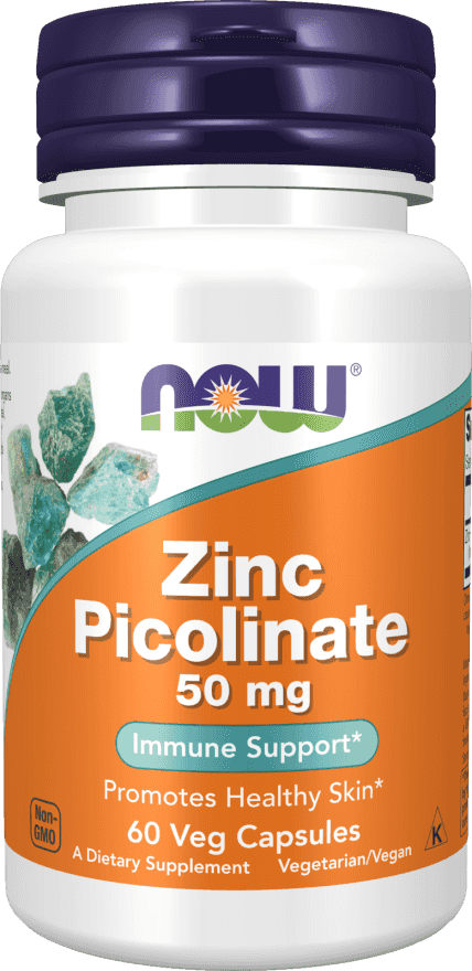 Now Zinc Picolinate 50 mg 60 Veg Kapslar
