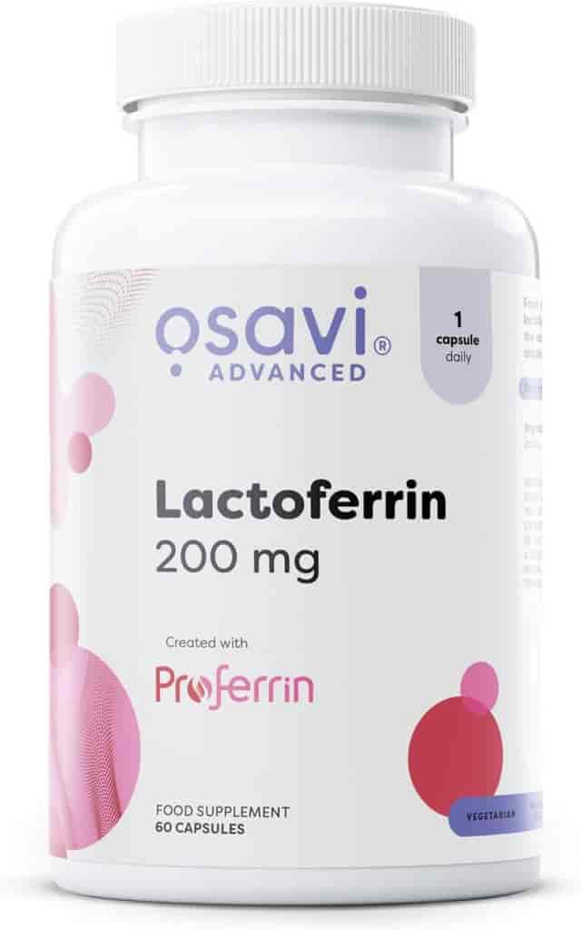 Osavi Lactoferrin, 200mg, 60kap