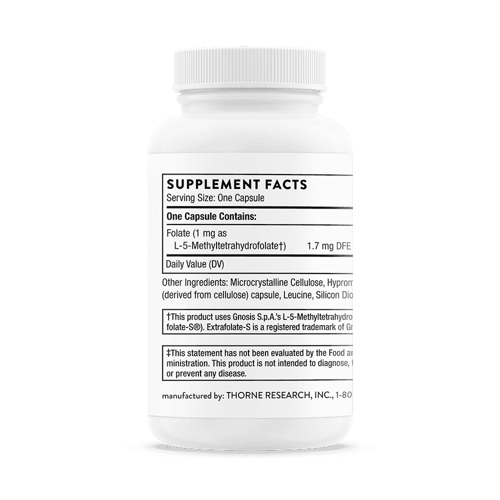 Thorne Research 5-MTHF 1 mg 60 kap Thorne Research 5-MTHF 1 mg 60 kap