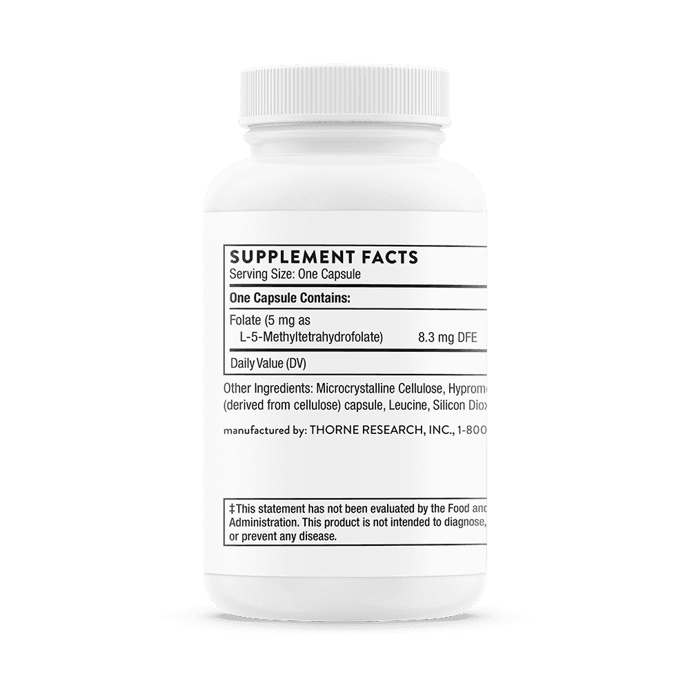 Thorne Research 5-MTHF 5mg 60 kap Thorne Research 5-MTHF 5mg 60 kap