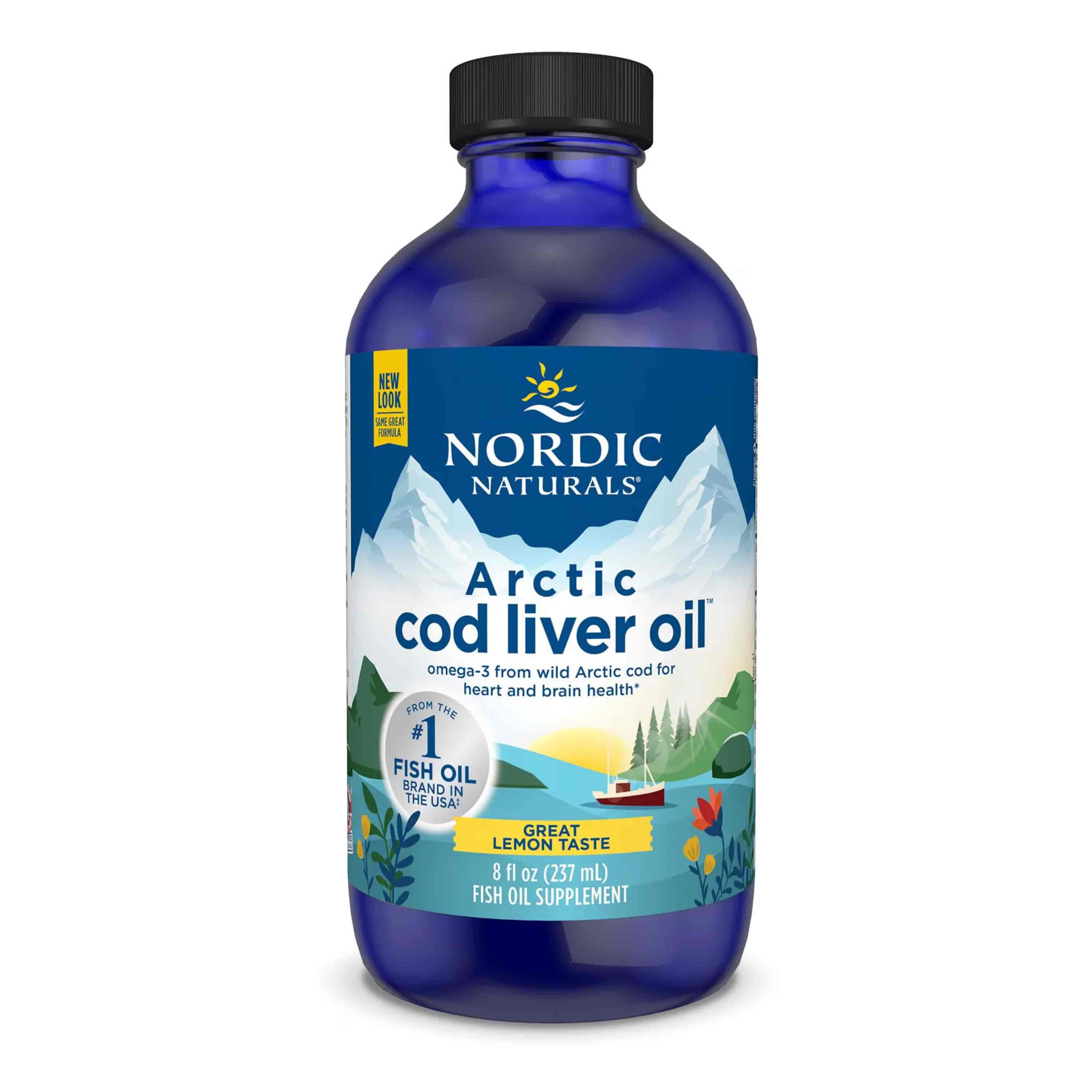 Nordic Naturals Arctic Cod Liver Oil (Citronsmak) 237ml Nordic Naturals Arctic Cod Liver Oil (Citronsmak) 237ml