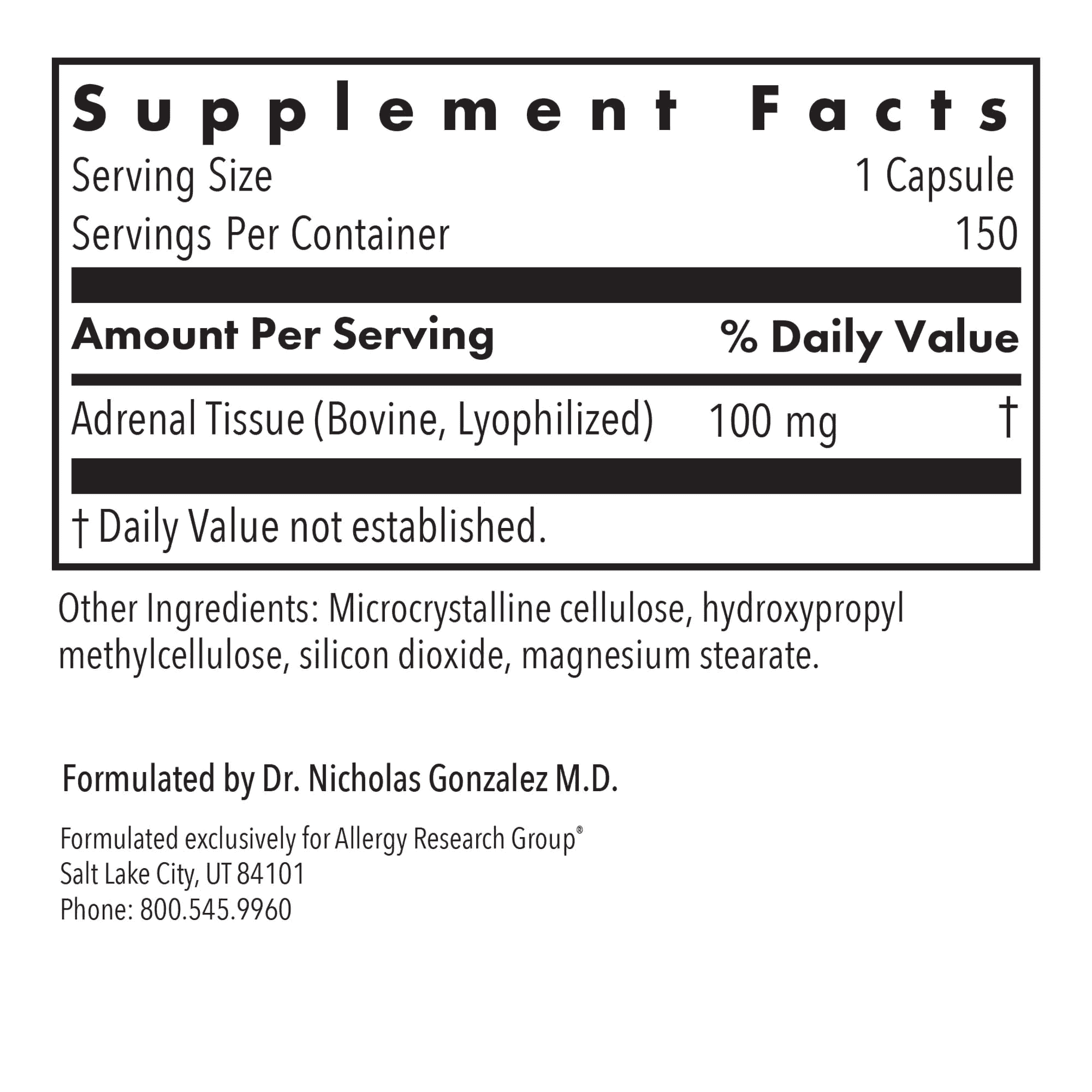 ARG Adrenal 150 Vegkap ARG Adrenal 150 Vegkap