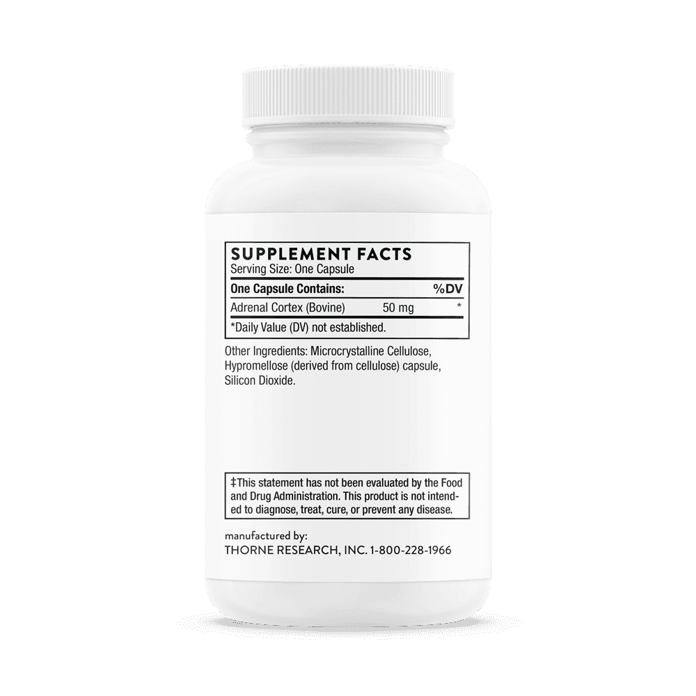 Thorne Research Adrenal Cortex 60 kap Thorne Research Adrenal Cortex 60 kap