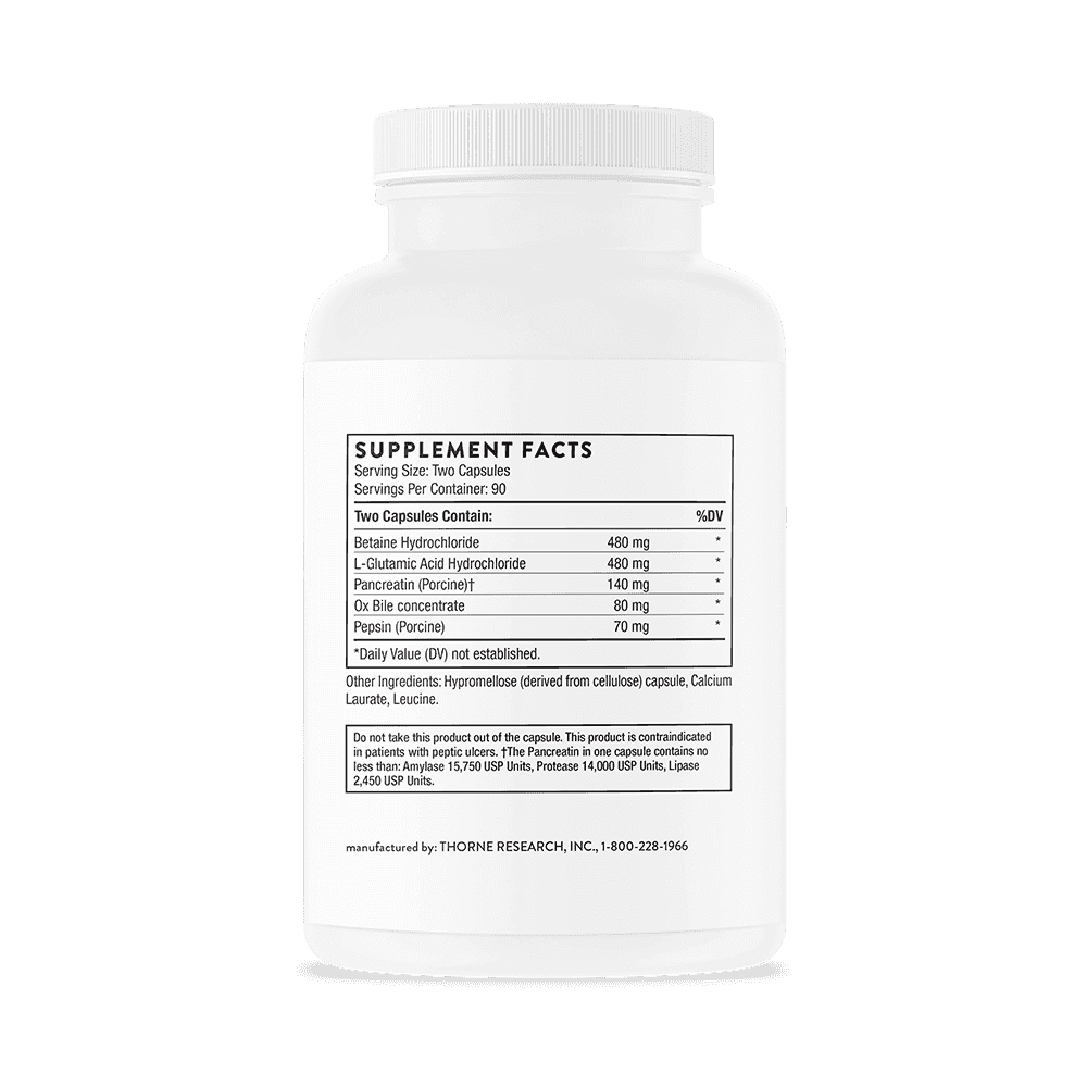 Thorne Research Advanced Digestive Enzymes 180 kap Thorne Research Advanced Digestive Enzymes 180 kap