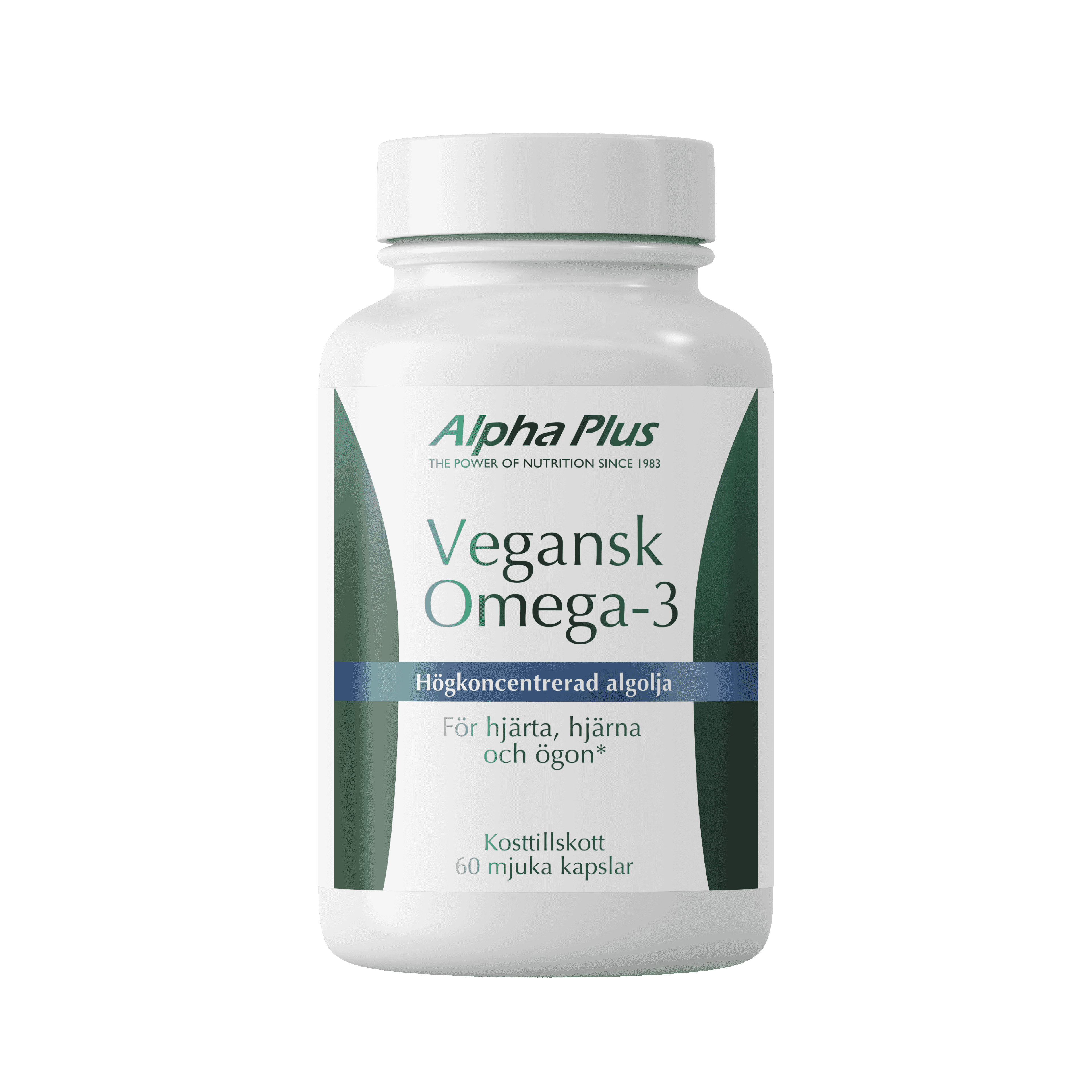 Alpha Plus Vegansk Omega-3 60 kap Alpha Plus Vegansk Omega-3 60 kap