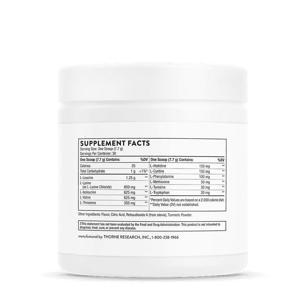 Thorne Research Amino Complex 231g Lemon Thorne Research Amino Complex 231g Lemon