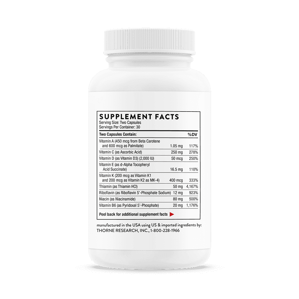 Thorne Research Basic Nutrients 2/day 60 Kapslar Thorne Research Basic Nutrients 2/day 60 Kapslar