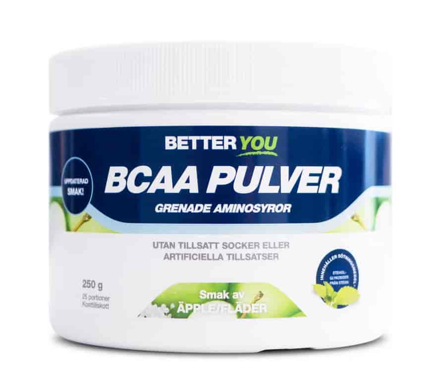 Better You BCAA Pulver Äpple/Fläder 250 g Better You BCAA Pulver Äpple/Fläder 250 g