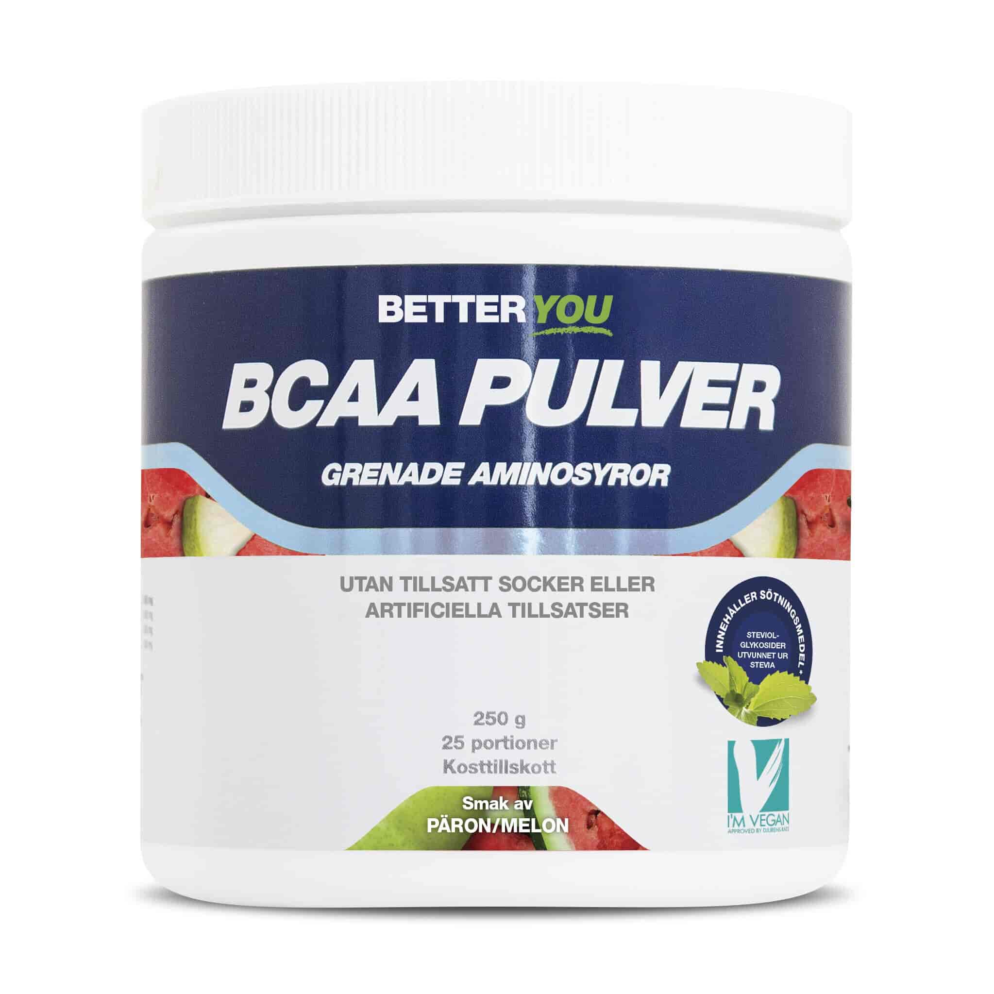 Better You BCAA Pulver Päron/Melon 250g Better You BCAA Pulver Päron/Melon 250g