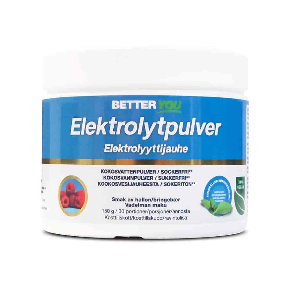 Better You Elektrolytpulver Hallon 150 g Better You Elektrolytpulver Hallon 150 g