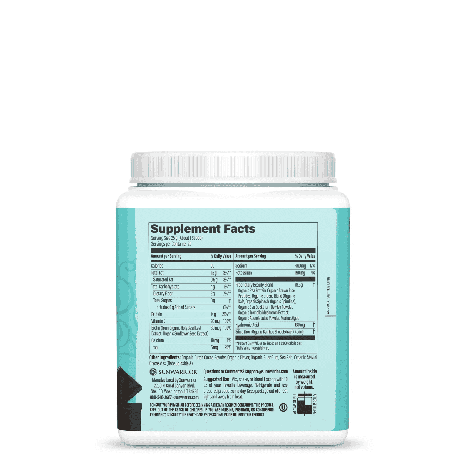 Sunwarrior Collagen Building Protein peptides Choklad 500g Sunwarrior Collagen Building Protein peptides Choklad 500g