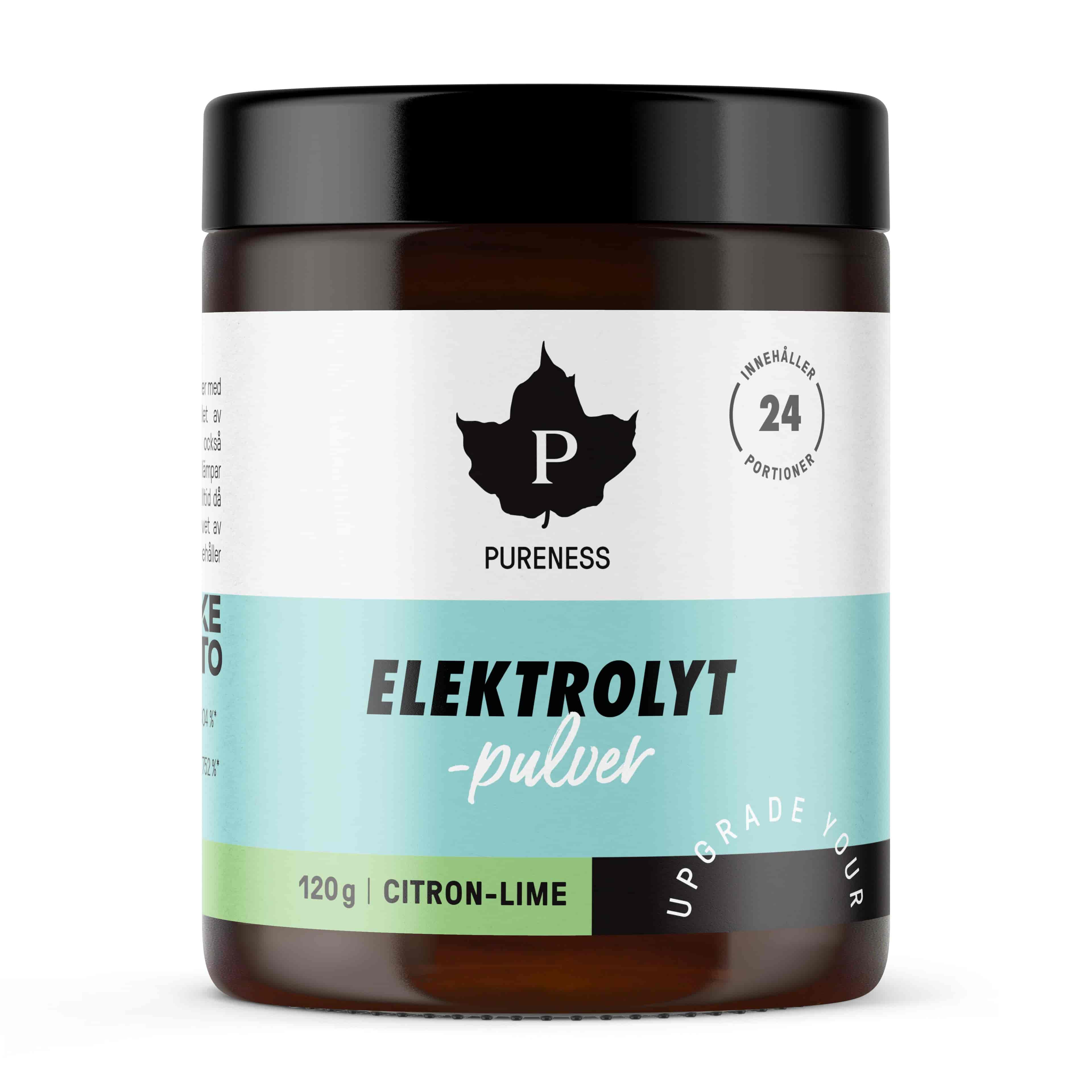 Pureness Elektrolytpulver Citron-Lime 120g Pureness Elektrolytpulver Citron-Lime 120g