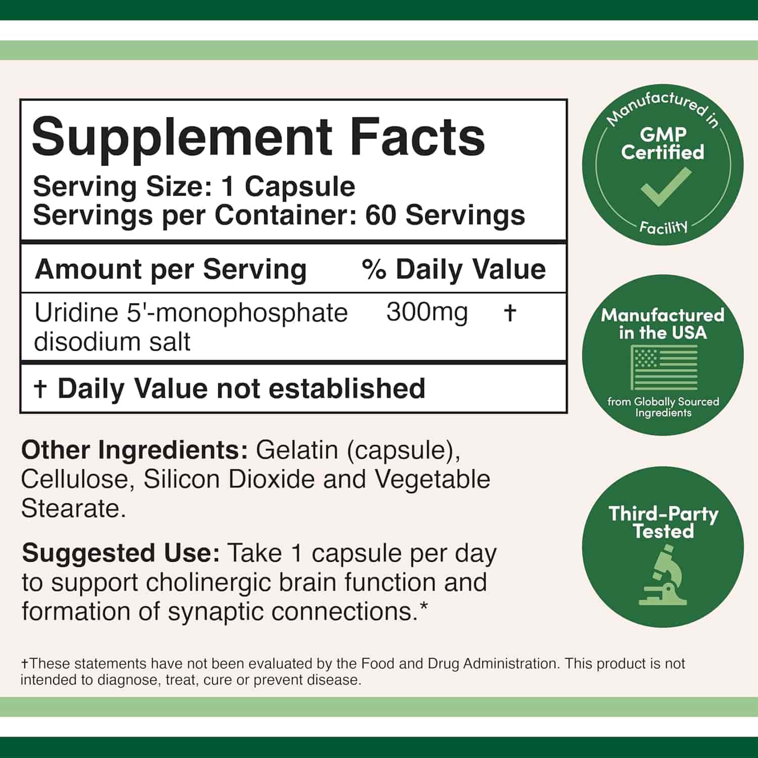 Double Wood Uridine 300mg, 60kap Double Wood Uridine 300mg, 60kap