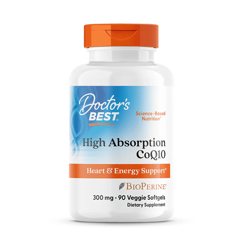 Dr. Best High Absorption CoQ10 with BioPerine, 300 mg, 90 Softgels Dr. Best High Absorption CoQ10 with BioPerine, 300 mg, 90 Softgels