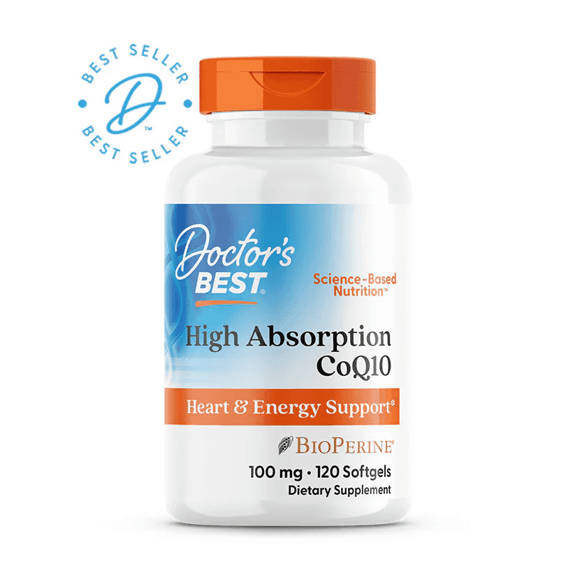 Dr. Best High Absorption CoQ10 with BioPerine, 100 mg, 120 Softgel Dr. Best High Absorption CoQ10 with BioPerine, 100 mg, 120 Softgel