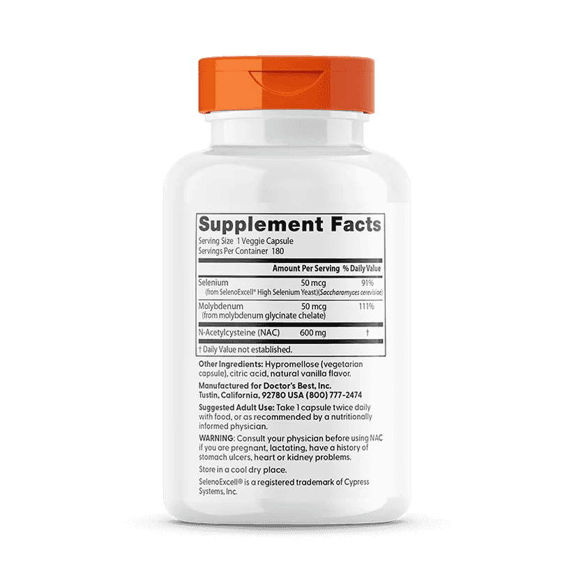 Dr. Best NAC Detox Regulators 180 Veg Kap Dr. Best NAC Detox Regulators 180 Veg Kap