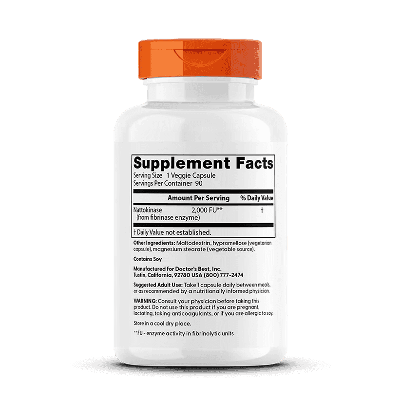 Dr. Best Nattokinase 2000 FU 90 Veg kap Dr. Best Nattokinase 2000 FU 90 Veg kap