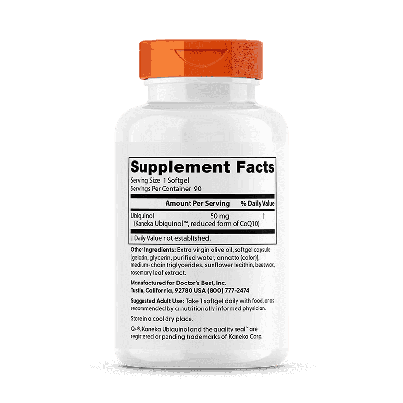 Dr. Best Ubiquinol 50 mg 90 Softgels Dr. Best Ubiquinol 50 mg 90 Softgels